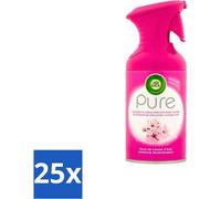 Air Wick Pure Diffuseur Fleur de Cerisier Asiatique 250 ml - Pack avantage - 25 pièces