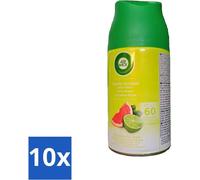 Air Wick - Recharge désodorisant - Citrus Breeze - vaporisateur automatique - 250 ml - pack avantage - 10 pièces