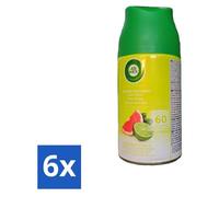 Air Wick - Recharge désodorisant - Citrus Breeze - vaporisateur automatique - 250 ml - pack avantage - 6 pièces