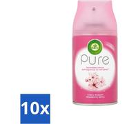 Air Wick - Recharge désodorisant - Fleurs de cerisier - Vaporisateur automatique - 250 ml - Pack avantage - 10 pièces