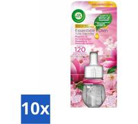 Air Wick - Recharge d'huiles essentielles - Brume d'océan & Fleur de lotus - Pack avantage - 10 pièces