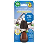 Air Wick Lot de 6 Recharges Diffuseur Brume Parfumée désodorisant Huiles essentielles Fleur de Coton & Orchidée