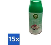 Air Wick – Recharge – Freshmatic Jasmin & Fleur de pommier – 250 ml - Pack économique - 15 pièces