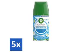 Air Wick – Recharge – Freshmatic Pure Spring Dew – 250 ml - Pack économique - 5 pièces