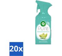 Air Wick – Spray d'ambiance – Melon pur & concombre – 250 ml - Pack économique - 20 pièces