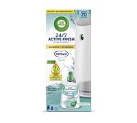 AIR WICK - Spray fraîcheur active automatique sans aérosol - parfum nenuco - appareil et recharge 228 ml