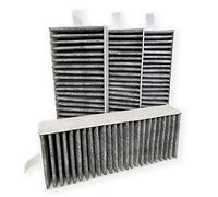 AIR2GO Lot de 4 filtres à charbon actif pour Neff CleanAir 17004806 / Z821VR0, Bosch CleanAir 17004796 HEZ9VRUD0 HZ9VRCR0