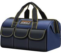 AIRAJ Sacoche à outils Pro 36x21x26 cm en polyester 1680D 14 Multi-poches