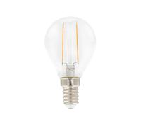 Airam Ampoule à filament LED Airam - source de lumière en forme de boule clair. non-dimmable e14. 2w