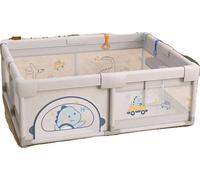 Aire de jeux pour bébés, conception spacieuse, structure en filet sécurisée, DN 150-200 cm