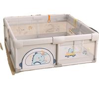 Aire de jeux pour bébés, conception spacieuse, structure en filet sécurisée, DN 200-200 cm