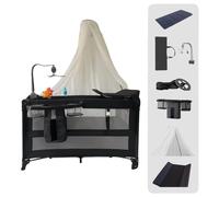 Aire de jeux pour bébés, design portable, centre d'activités polyvalent, modèle X6602-NOIR
