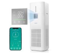 AIREAL Purificateur d'air et Humidificateur 2-en-1 jusqu'à 325m², Humidificateur Évaporatif 7L (Max 1450ml/h), Capteur PM1.0 PM2.5, Commande Vocale Offline, Mode Nuit Silencieux pour Salon