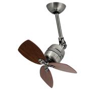 Ventilateur de plafond avec interrupteur mural Toledo Étain antique 46 cm