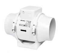 Airflow Aventa 100B Extracteur à flux mixte - 21W, 40-52 l/s, IPX4, compact, 100mm, garantie 3 ans