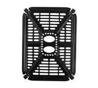 Airfryer Poêle à gril, plaque de cuisson pour friteuse à air chaud, poêle à frire antiadhésive avec poignée, passe au lave-vaisselle, insert séparateur d'huile pour une cuisson saine, 23,5 x 17 cm (1