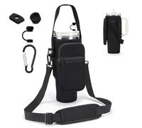 AIROLDI Sac pour Stanley Cup 1,2 l / 40 oz Stanley Cup, sac de transport avec compartiment pour téléphone portable, mousqueton et bandoulière réglable, pour les voyages, la randonnée, la course à