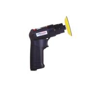 AIROUTIL Mini Polisseuse Pneumatique - Polisseuse sans Fil Silencieuse (74,2 DB) - Mini Lustreuse Revolver Pneumatique Plateau Ø75 mm Auto-Agrippant - pour Carrosserie, Industrie, Reprises