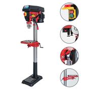 Airpress 77321, Perceuse d'établi, blocage rapide, MT3, noir, 280 tr/min, 2380 tr/min
