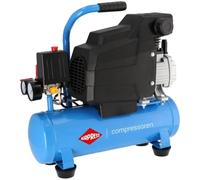 AIRPRESS Compresseur d'air H 185-6 8 bar 1,5 CV 82,3 l/min 6 L Petit compresseur d'air avec huile - Compresseur domestique mobile
