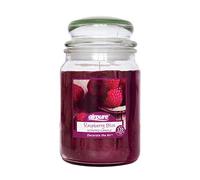 AIRPURE Grande bougie parfumée, parfum framboise Bliss, pot de 510,3 g, bougies ornementales de 120 heures, remplissez la pièce d'un parfum chaud et accueillant, pour la chambre, la salle de bain, la