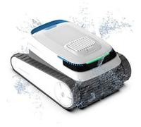 AIRROBO Robot Nettoyeur de Piscine Sans Fil TBPC20 - Fond, Parois & Ligne d'eau, 5200mAh, 2h, 3 Moteurs, Double Brosse, IP68