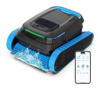 AIRROBO Robot piscine sans fil hors sol 2026 avec App Bluetooth + OTA,3 Modes de nettoyage,3 moteurs,120min&170m²,Panier filtrant 4L