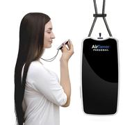 AirTamer A310 Purificateur D'air Personnel Rechargeable, Portable, Générateur D'ions Négatifs, Efficace Contre les Germes/Virus/Allergènes, Noir