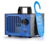 Airthereal MA5K Générateur d’ozone, ioniseur d’air et éliminateur d’odeurs avec minuteur 120 min, léger ; pour voiture, fumée, animaux et caves ; jusqu’à 185 m², bleu