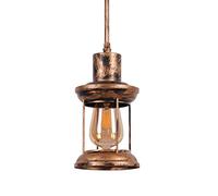 AIRTWESD E27 Metal Vintage Suspensions Plafonnier Luminaires Lampe Retro Industriel Eclairage Antique Pendentif Lumiere Couvercle en Lustre (sans ampoule)