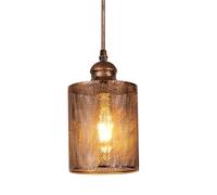 AIRTWESD Lampe à Suspension Rétro en Métal Cage E27 Suspension Industrielle,Lustre LED Salon Suspension Luminaire Créatif Antique Lampe Suspension (sans ampoule)