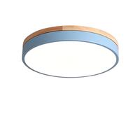 AIRUI Plafonnier LED Simple Lumière Macaron Métal Bois Plafonnier Moderne | Intégré Installation Facile Couleur énergie Décoration Intérieure Luminaire