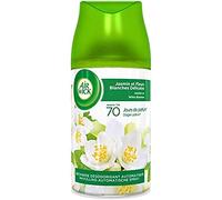 Airwick Desodorisant Maison Recharge Diffuseur Freshmatic Max Parfum Jasmin et Fleurs Blanches Délicates - 250 ml