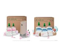 Airwick Desodorisant Maison Spray Automatique Sans Gaz Active Fresh - 1 Diffuseur + 2 Recharges Parfum Bouquet de Jasmin+Airwick Desodorisant Maison Spray Automatique Sans Gaz Active Fresh