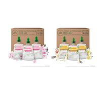 Airwick Désodorisant Maison Spray Automatique Sans Gaz Active Fresh-3 Recharges Parfum Bouquet de Jasmin+Airwick Désodorisant Maison Spray Automatique Sans Gaz Active Fresh- 3 Recharges Parfum Vanille
