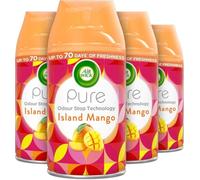 AirWick Freshmatic Désodorisant Island Mango, recharge de 250 ml (Paquet de 4)