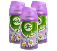 Airwick Freshmatic Max Lot de 3 recharges pour diffuseur automatique Lavande et camomille 3 x 250 ml