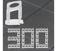 Aisamco 300 pièces clips de nivellement de carrelage, entretoises de carrelage 3 mm, clips pour système de nivellement de carrelage