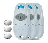 Aischens 3PCS Télécommande Universelle de Portail 433.92MHz | Key Fob Transmitter Compatible avec Came Top432NA/432EE/432EV/432A/432M/432S/T432