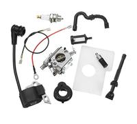 AISEN 1130-120-0600 Carburateur Bobine d'allumage Filtre à air et Tubes d'aspiration pour Stihl 017 018 MS170 MS180 Tronçonneuse