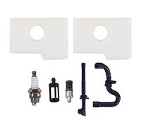 AISEN 2 filtres à air avec filtre à huile, tuyau et bougie d'allumage pour tronçonneuse Stihl 017 018 MS170 MS180 MS180C MS 170 180