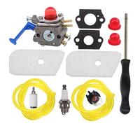 AISEN Carburateur avec filtre à air Clé spéciale pour Husqvarna 124L 125E 125C 125L 125LD 125R 125RJ 128C 128CD 128L 128LD 128LDX 128R 128RJ 128DJX String Trimmer C1Q-W40A