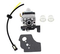 Aisen Carburateur avec joint, tuyau de carburant et filtre à carburant pour Dolmar MS335.4 U, Brast BRB-MT-3805, Luchs 255 Motorsense 4 temps
