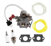 AISEN Carburateur et Joint Tuyau Filtre pour Poulan pp133 pp333 ZAMA C1M-S141-W44 Craftsman 545189502 545008042