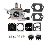 AISEN Carburateur + Membrane Joint Réparation Kit pour STIHL FS120 FS120R FS200 FS020 FS202 FS200R TS200 FS250 FS300 FS350 FS250R