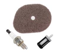 AISEN Filtre à air avec Bougie d'allumage pour Stihl FS40 FS50 FS56 FS70C KM56C HT56 HT56C Tondeuse Débroussailleuse Remplace 4144 124 2800