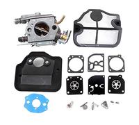 AISEN Kit de réparation de filtre à air et membrane de carburateur pour tronçonneuses Husqvarna 36 41 136 137 141 142 137 E 141 142 142E