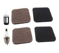 AISEN Lot de 2 filtres à air avec bougie d'allumage, filtres à essence pour Stihl HS72 HS74 HS76 FS72 FS74 FS76 FS85 FS80 HS80 KM85
