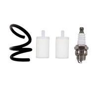 AISEN Lot de 2 filtres à carburant avec bougies d'allumage et tuyau à essence pour tronçonneuse Husqvarna 50 51 55 61 268 268XP 272 272XP 345 350 351 353