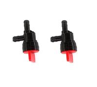 AISEN Lot de 2 robinets d'essence pour tondeuse à gazon 8,2 mm
